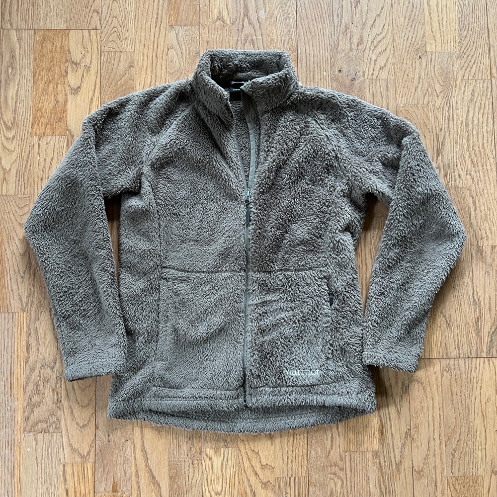 Marmot Brown Fleece Jacket